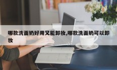 哪款洗面奶好用又能卸妆,哪款洗面奶可以卸妆